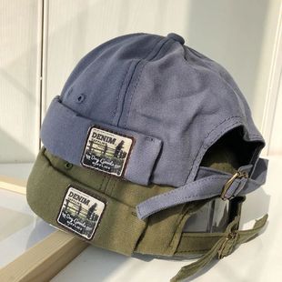 Fold Skullcap Retro Men Sailor Cap Women Warm Roll Cuff Buck