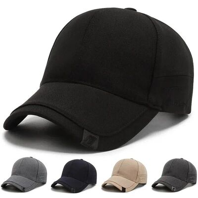 Hat Men's Tide Sunshade Cap Korean Men's Sun Hat Black Ins T