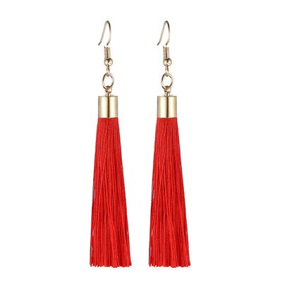 LOVBEAFAS Fringe Tassel Earrings For Women Gold Color Vintag