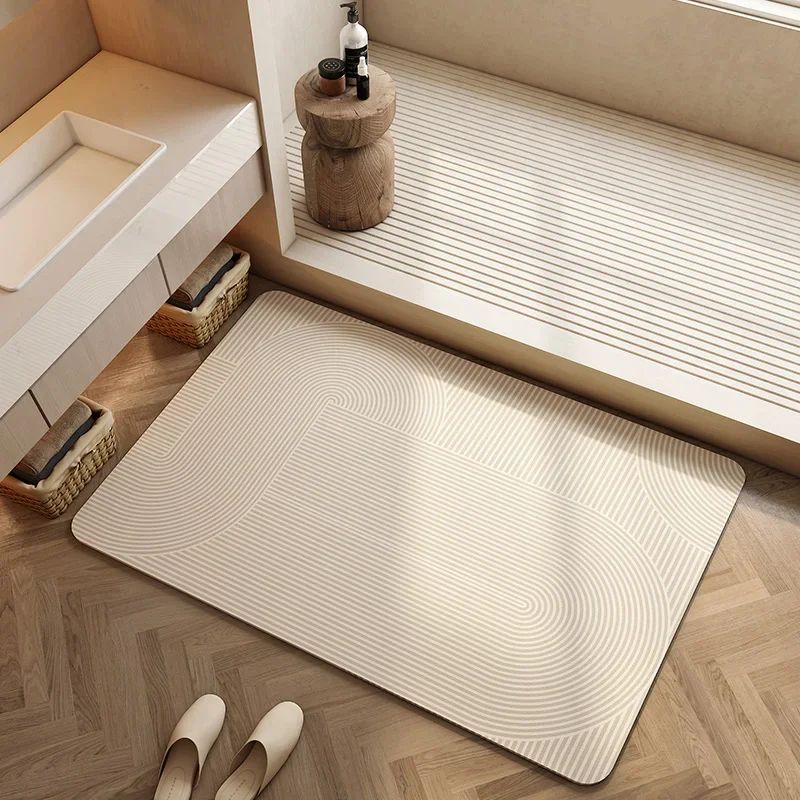Absorbent Bath Rug Mat Bathroom Non-slip Area Bath Rug Home