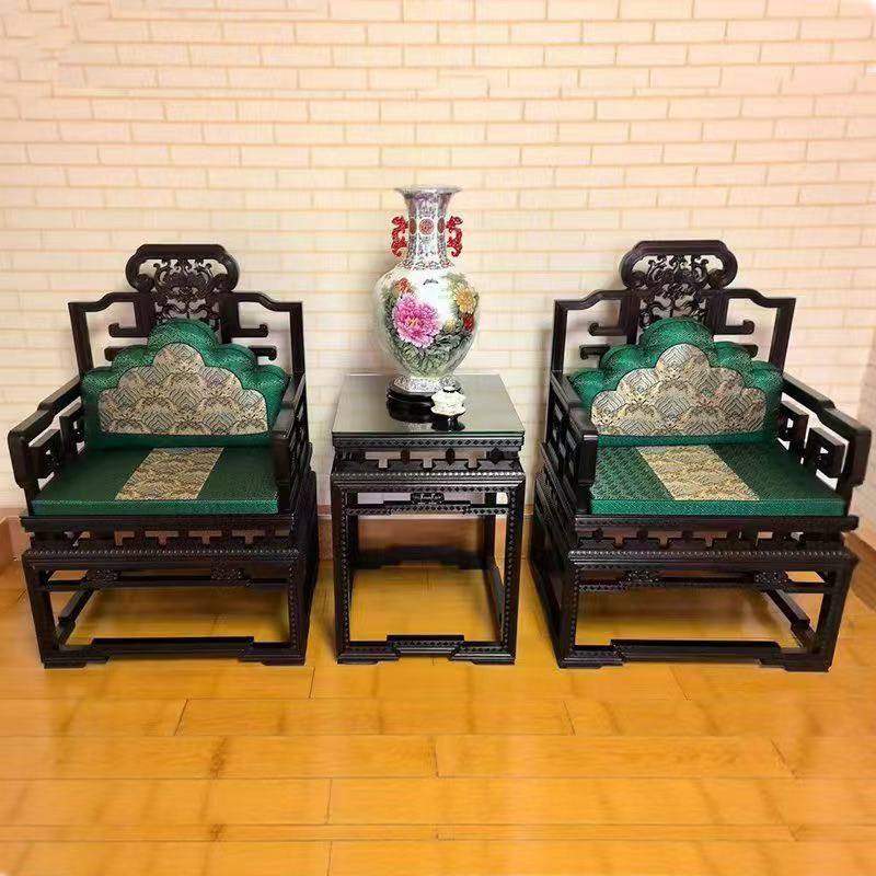 定制中式红木椅子坐垫