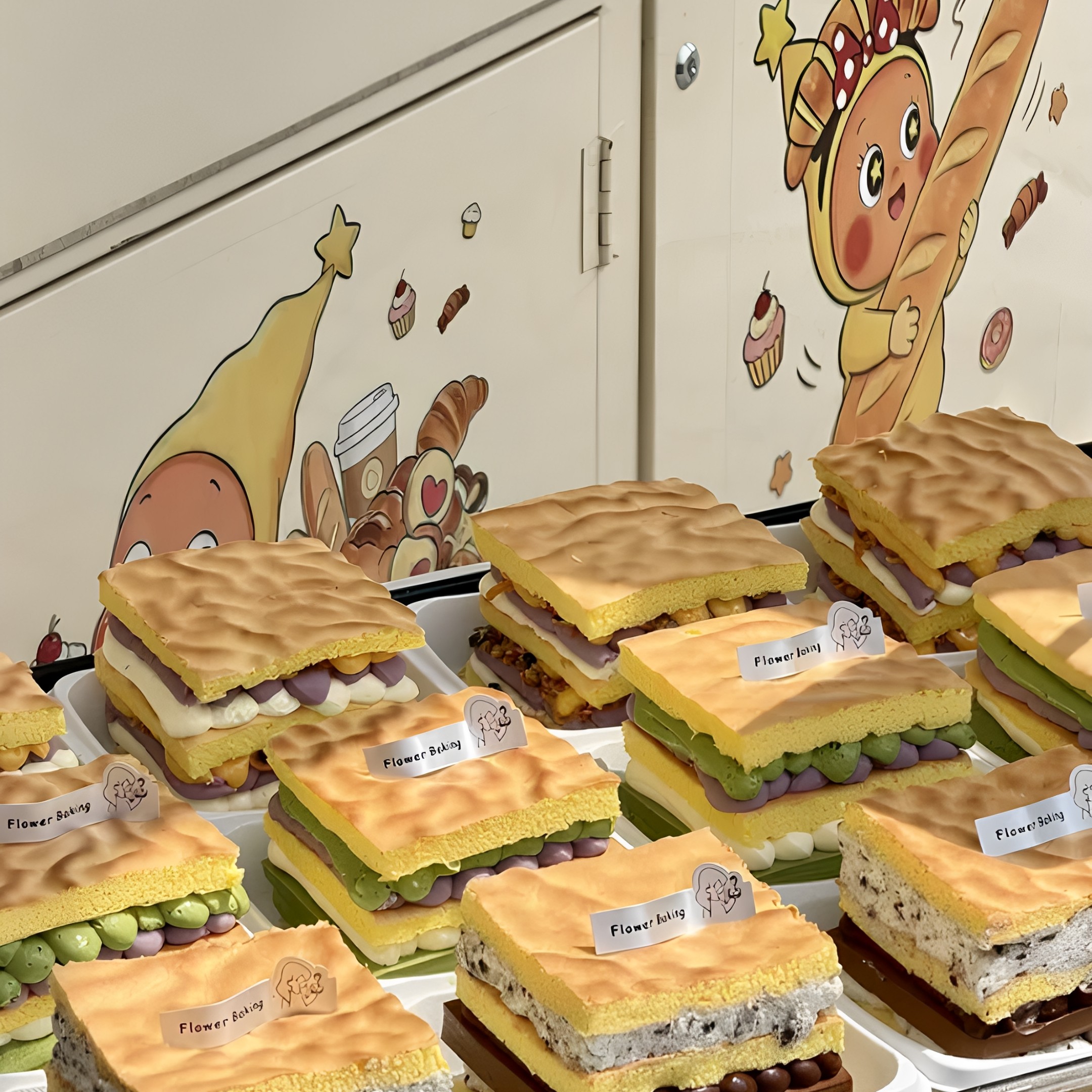 虎皮千层蛋糕包装盒透明吸塑盒3/4寸切块提拉米苏烘焙甜品西点盒