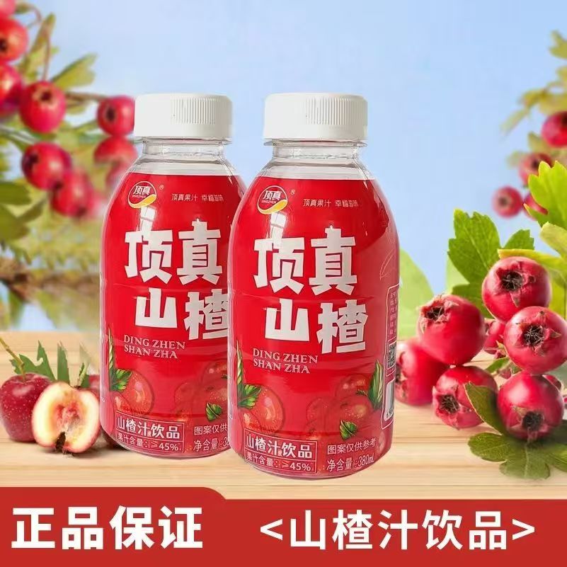 顶真山楂果汁饮料原浆380ml*6瓶