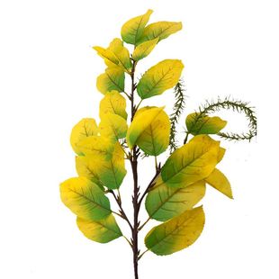 仿真植物复古春秋色梨树叶落地花艺布景装饰酒店造景背景厂家