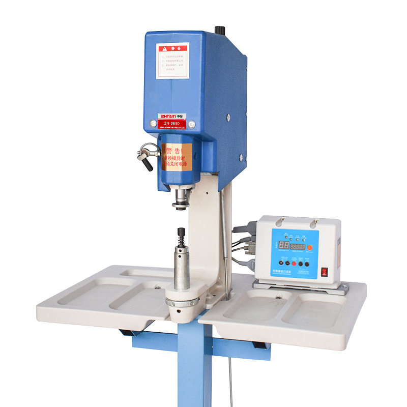 中能帽顶打扣机帽顶打扣用一键调模红外线定位自动计数电动打钉机