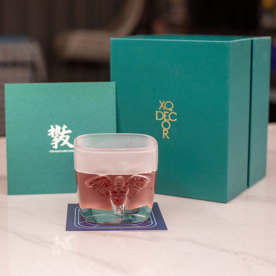 稀奇艺术挚友系列 吴滨设计师联名款威士忌酒杯明月杯玻璃杯