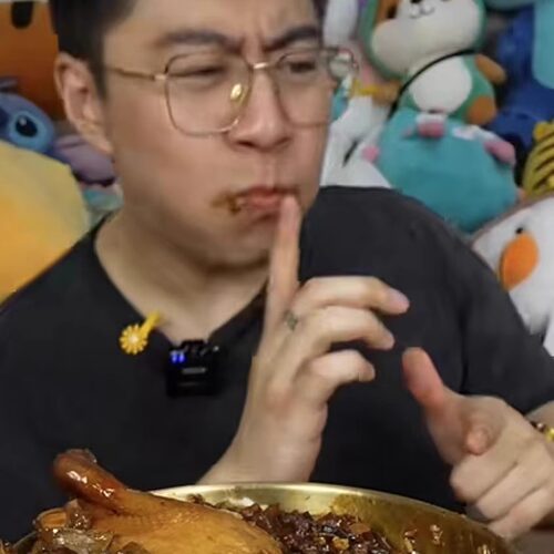 周黑鸭同款勺子木头拌饭勺韩式干饭勺网红吃播餐具嗦粉吃面大木勺