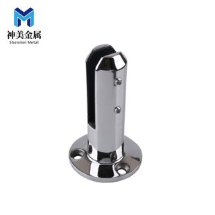 精品304镜光不锈钢玻璃固定夹游泳池夹楼梯玻璃固定托栏杆底座夹