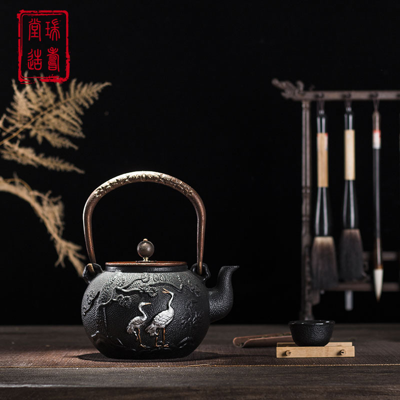 源头厂家瑞寿堂铁壶铸铁茶壶纯手工无涂层功夫茶具家居装饰