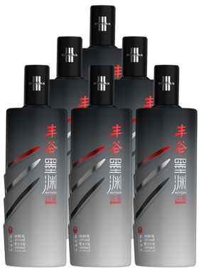 【焕新升级】45度丰谷墨渊淡墨四川浓香口粮白酒480ml*6瓶整箱装
