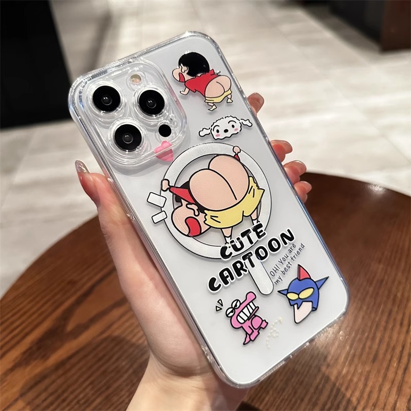 吉格顿适用苹果16promax手机壳iPhone15保护套新款磁吸小众plus防摔14透明线条高级感13超薄12女11外壳