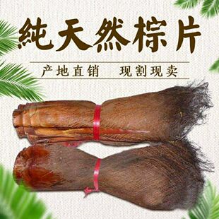 干泡茶水无硫棕树皮泡药酒棕丝棕榈衣绿萝棒茅草屋水管装饰皮五年