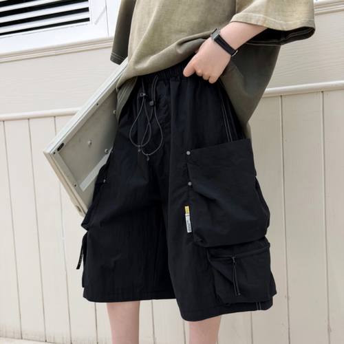 夏季儿童男女童高级纯色中裤6261