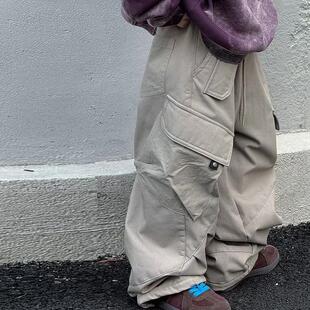 儿童秋冬儿童涤棉加绒加厚米色工装 3725 裤