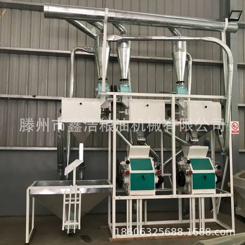 小麦磨面机 全自动粮食加工设备单机组双机组40面粉机