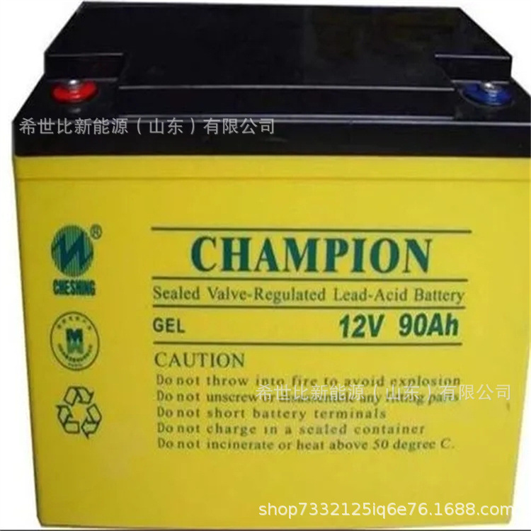 CHAMPION志成冠军蓄电池NP90-12数据中心高低压配电系统12V90AH