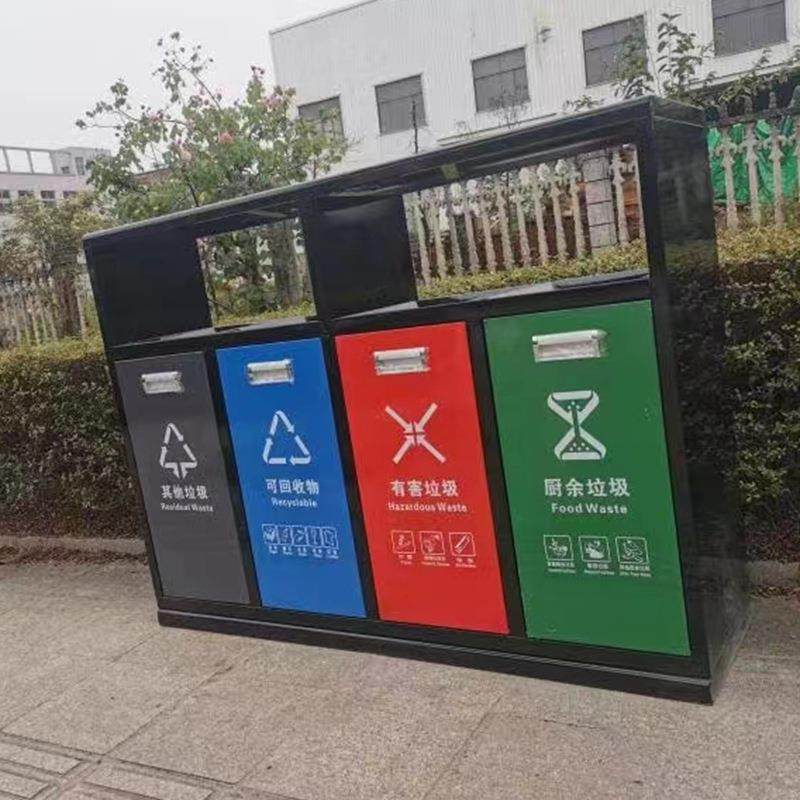 现货户外垃圾桶2分类果皮箱街道公园景区复古4分类不锈钢垃圾箱,基础建材,不锈钢垃圾桶,淘宝优惠券,粉丝福利购,淘宝优惠卷