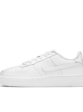 【荐】Nike/耐克Air Force 1空军一号板鞋GS 纯白DH2920-111仓鉴