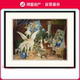 毕加索正版 版 theatre for 基金会授权数码 curtain parade 画
