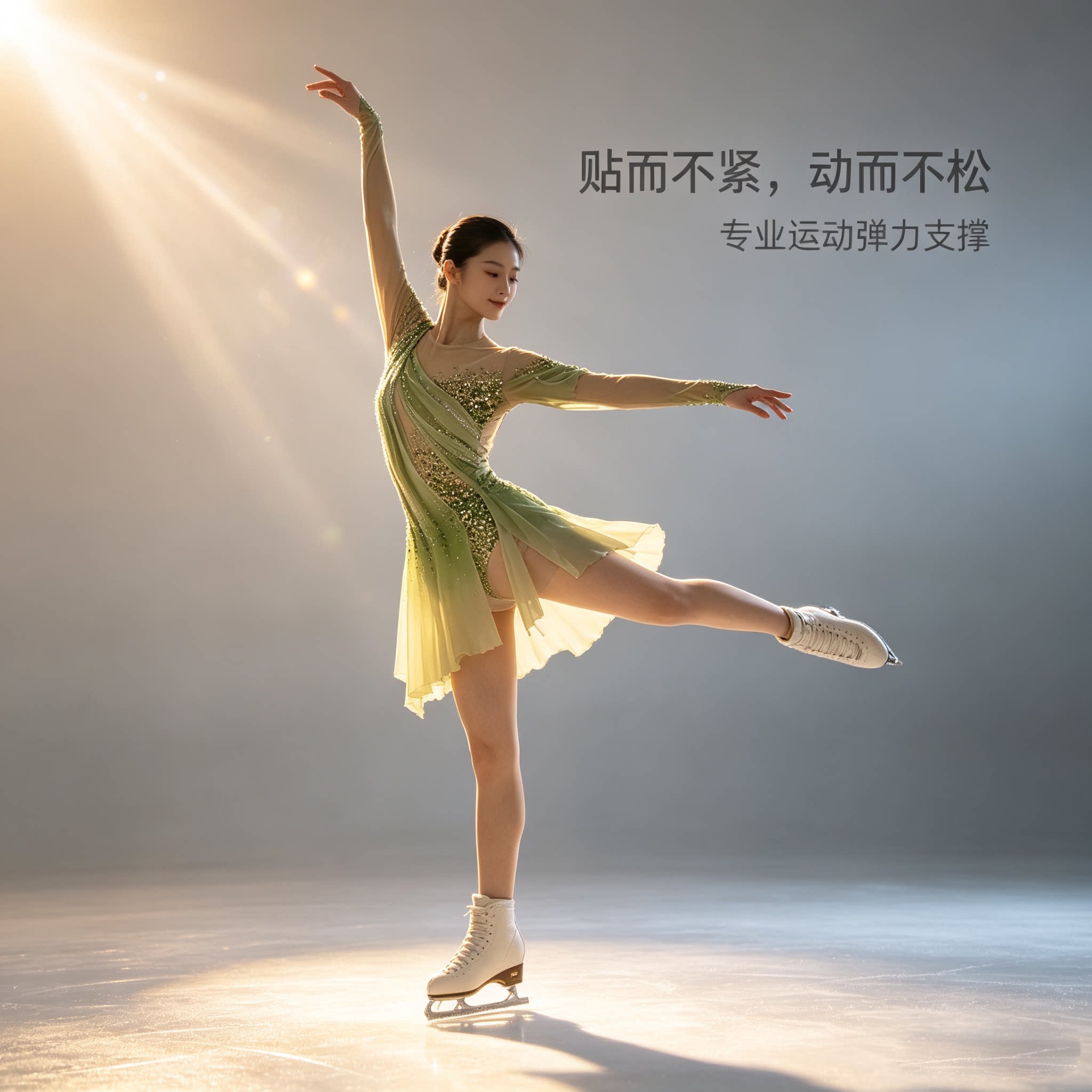 花滑专业演出服溜冰服花样滑冰专用表演服考斯滕儿童成女款裙A818