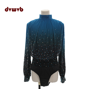 花滑专业演出服溜冰服花样滑冰专用表演服考斯滕男款儿童成人A651