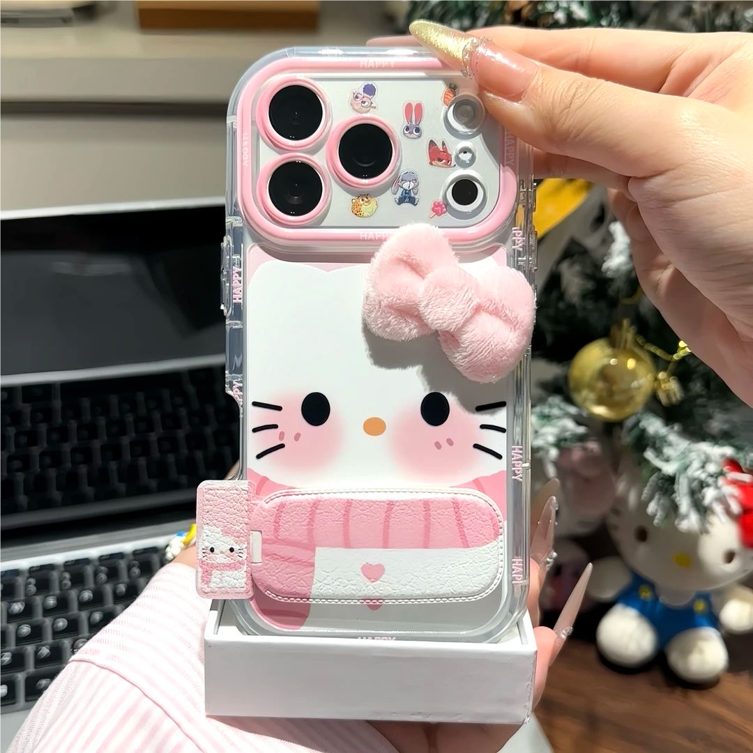 适用iPhone17围巾kitty手机壳