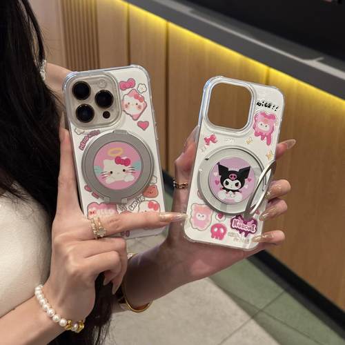 ins风iPhone16/15闺蜜情侣手机壳