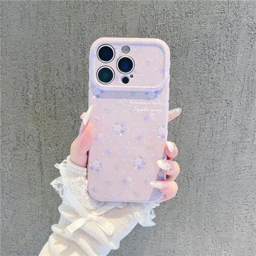 适用iPhone17promax满屏碎花软壳