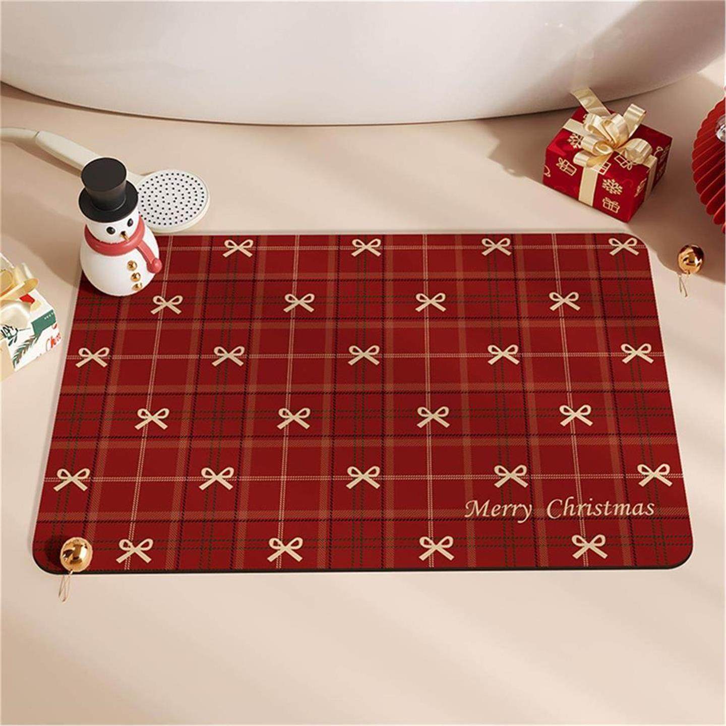 家用卫生间脚垫红色浴室地垫硅藻泥防滑地垫吸水速干厕所门口地垫,居家布艺,入户地垫,淘宝优惠券,粉丝福利购,淘宝优惠卷