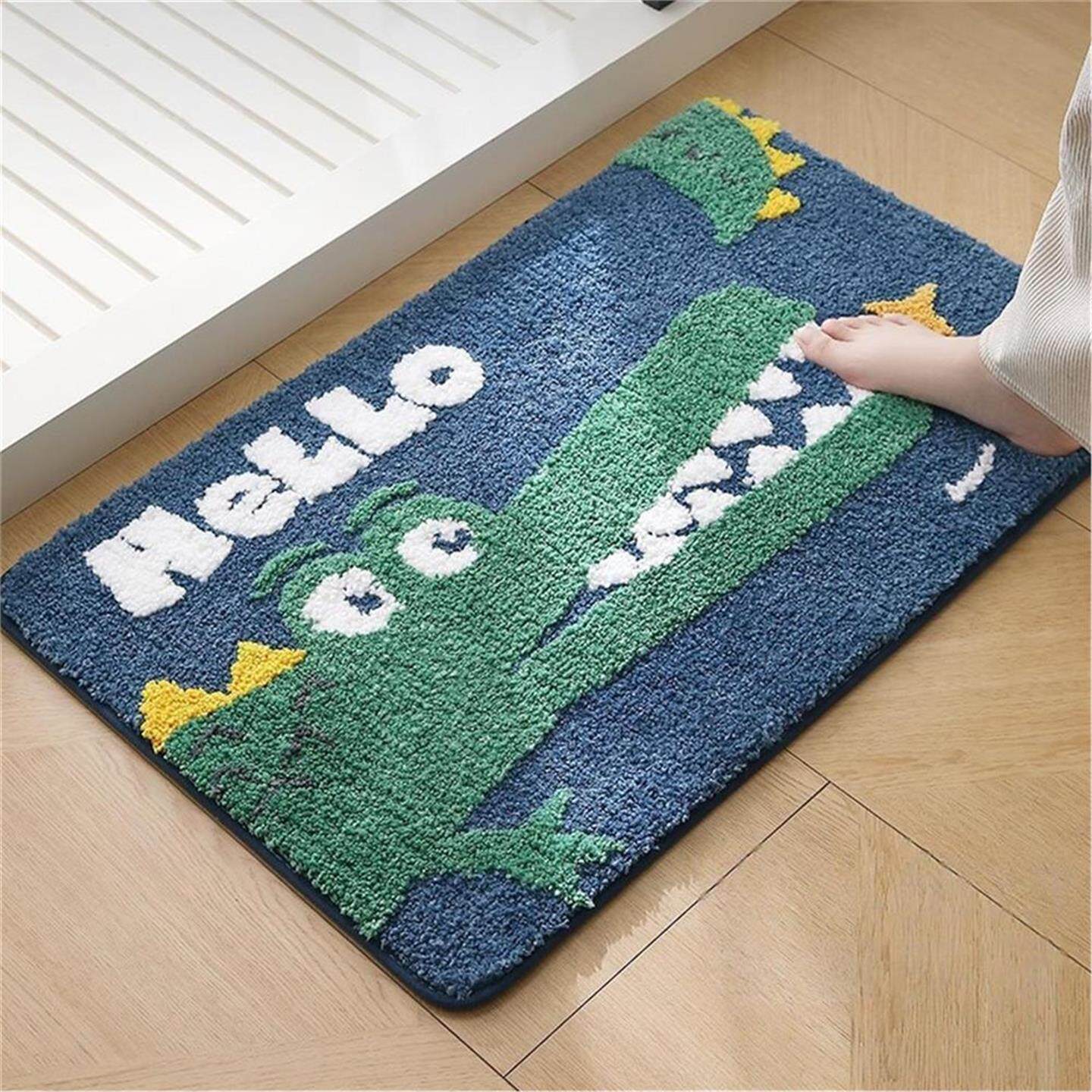 地垫羊绒卡通毯浴室卫生间门口垫