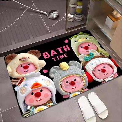 门口进门地垫硅藻泥小海狸萌趣