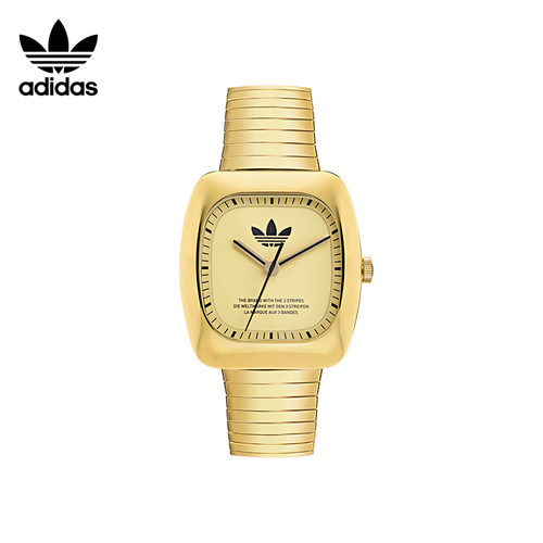 adidas复古休闲石英手表
