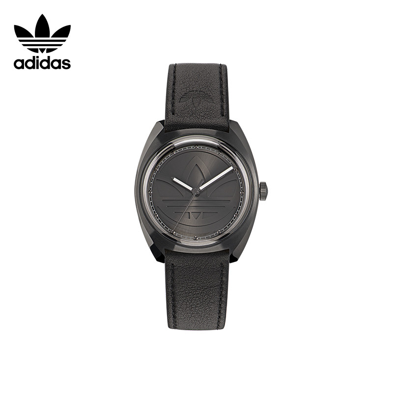 adidas originals阿迪达斯三叶草官方石英机芯男士情侣手表时尚