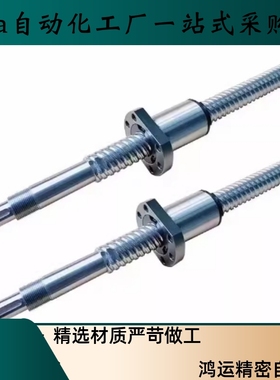标准轴端梯形丝杆 LTBR-D12 D16 D20 D25-L150 L500-T10-A B