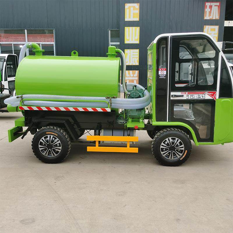 乡镇街道化粪池电动柴油吸粪车三轮四轮多功能吸污电动吸粪车