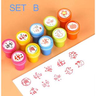1 set Self Inking Comment Stamp for Teachers Kids Decorativ
