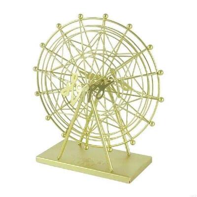 Q9QF Unique Metal Ferris Wheel Craft Model Ornament for