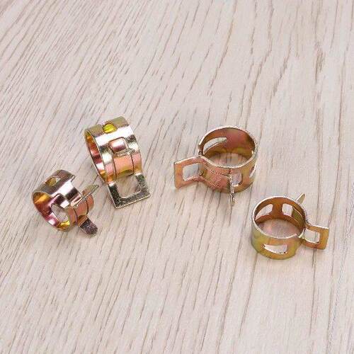 72 pcs Spring Clips Fuel Hose Line Tube Clamps Fasteners