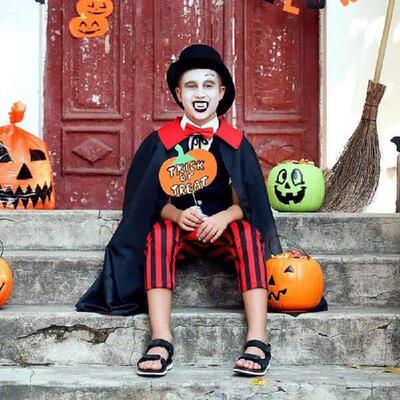 Halloween Fake Teeth Cosplay Vampire Fangs Retractable