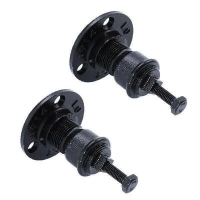 2 Pcs Metal Railing Stair Bracket Handrail Support Deck