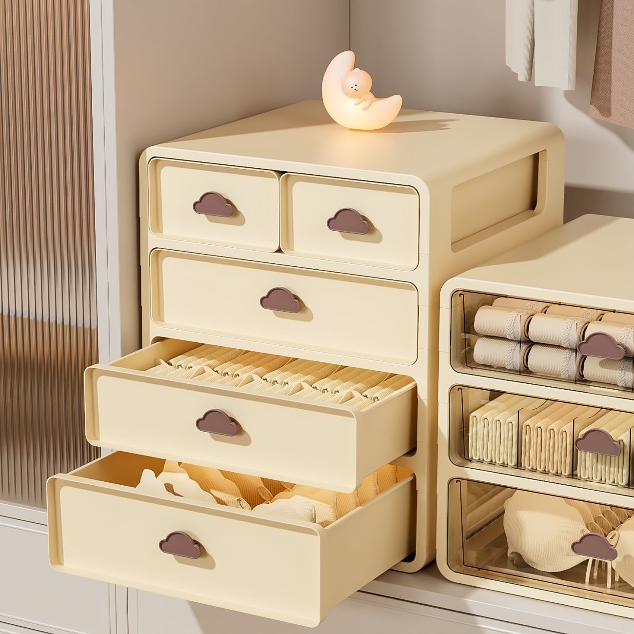 家用内衣收纳盒抽屉式内裤袜子