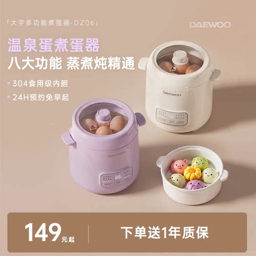 26年新款-大宇煮蛋神器蒸炖一体