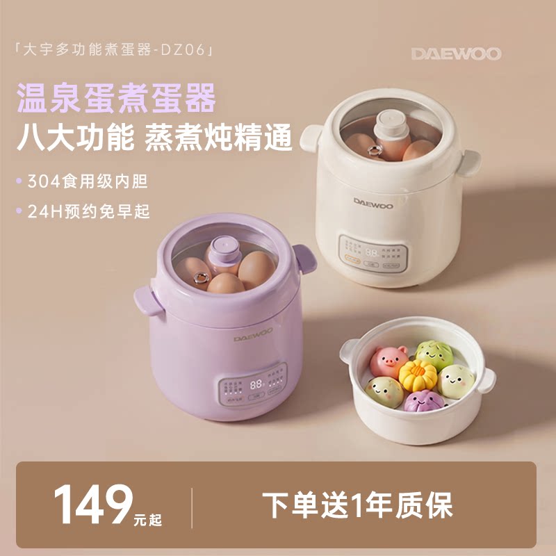 26年新款-大宇煮蛋神器蒸炖一体