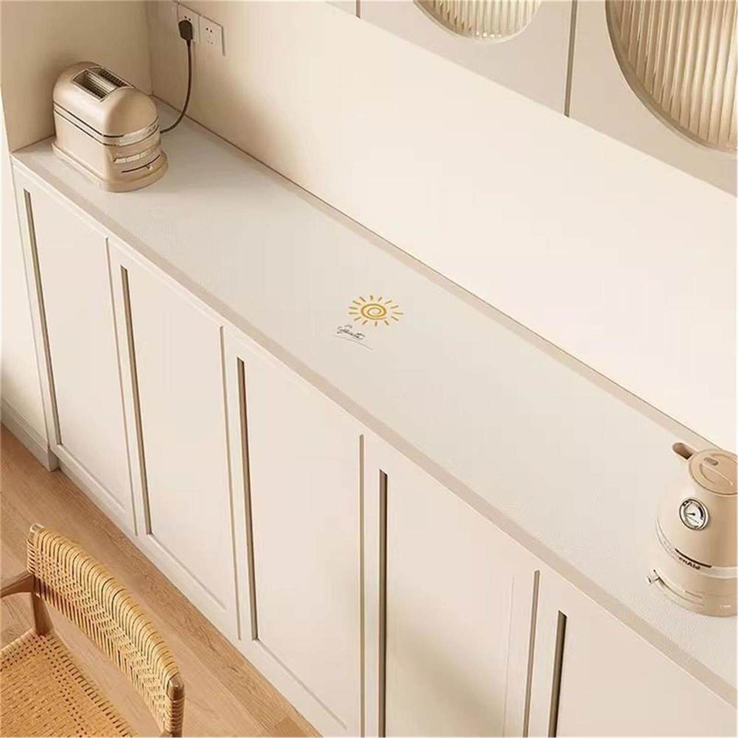 餐边柜桌布玄关鞋柜垫皮革电视柜防脏免洗桌垫台面保护垫子