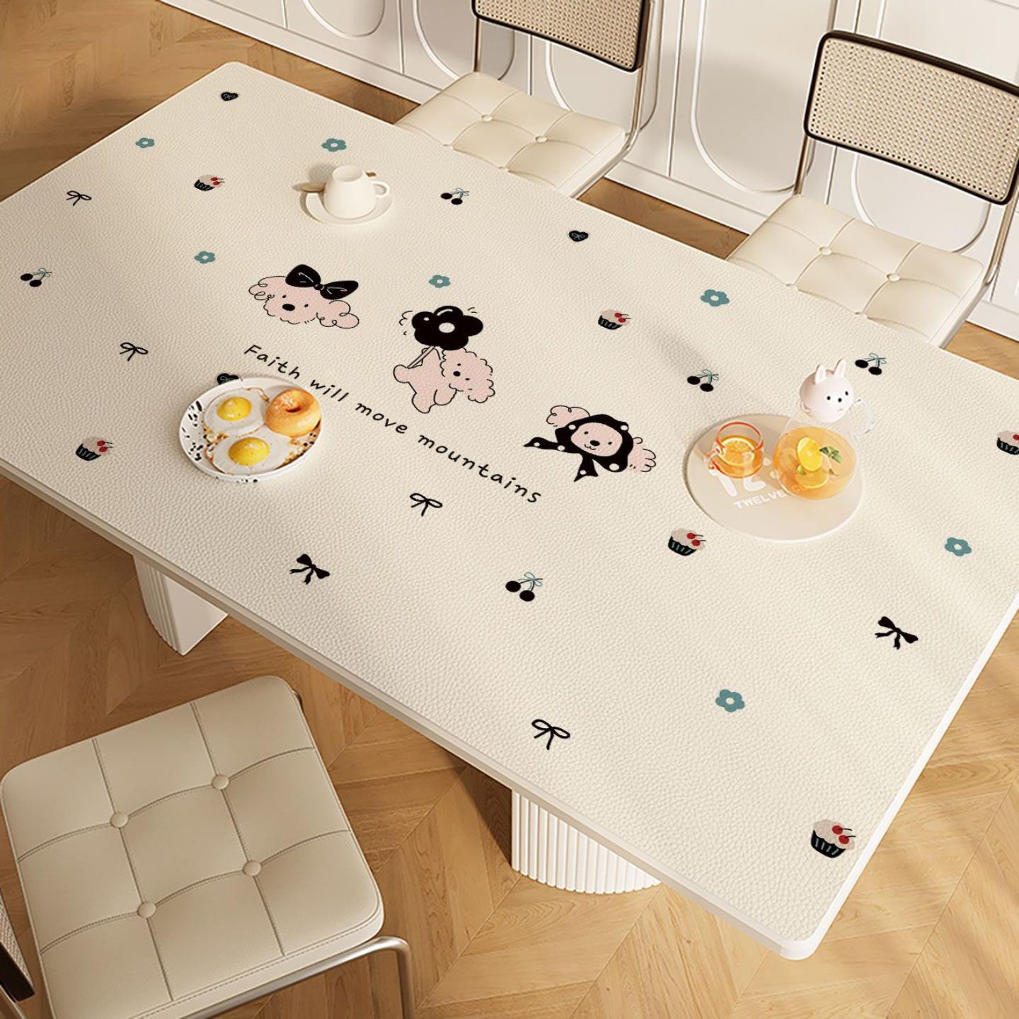 桌面保护桌垫防油耐脏高级感卡通