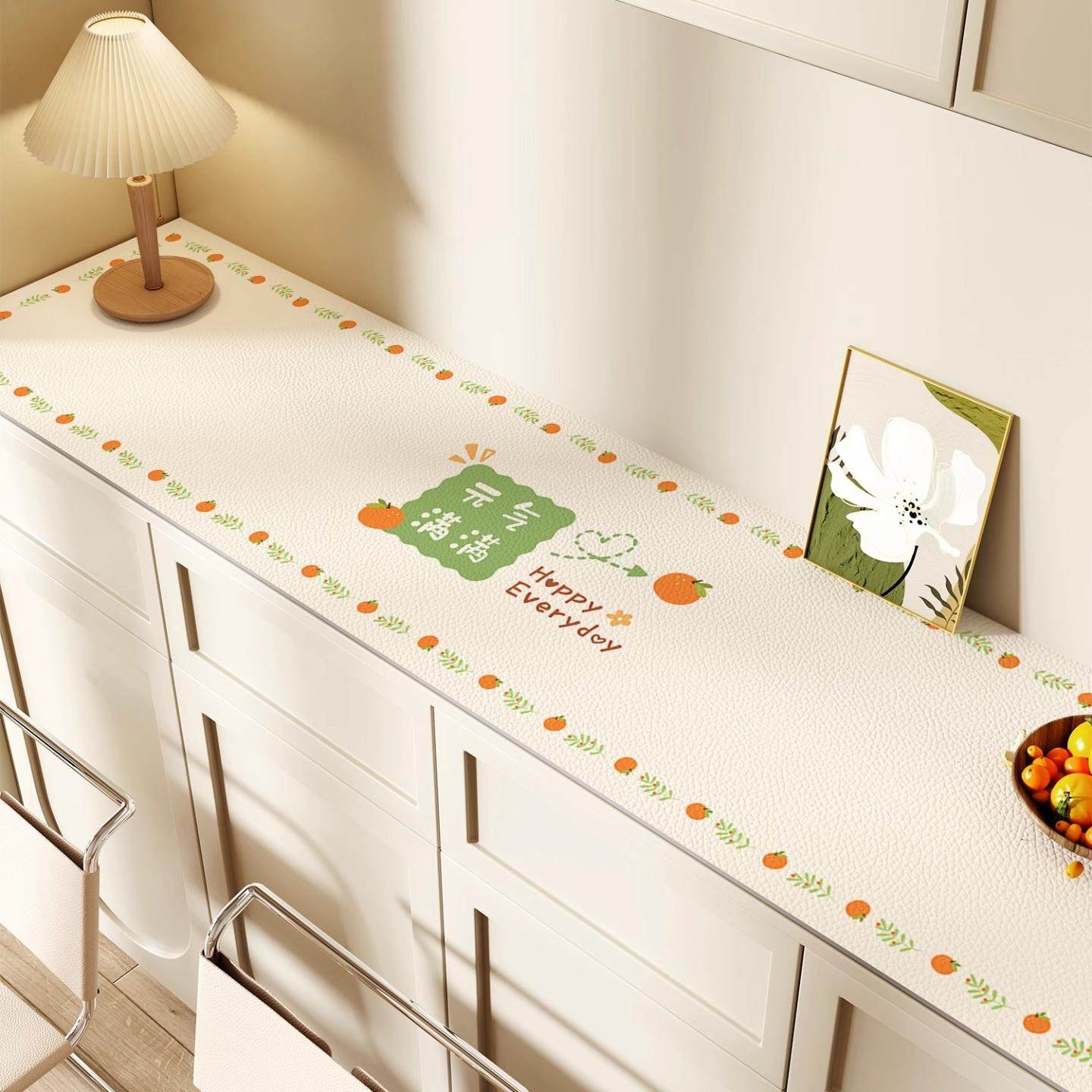 小清新餐边柜鞋柜防脏双面垫茶几桌垫免洗桌布保护垫电视柜保护垫,居家布艺,茶几垫,淘宝优惠券,粉丝福利购,淘宝优惠卷