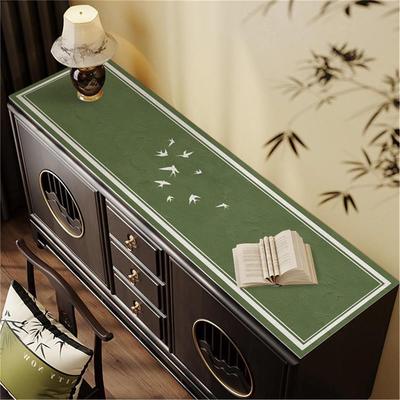 新中式鞋柜台面桌垫防水布桌垫