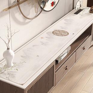 新中式电视柜双面革垫耐脏免洗桌布防刮耐磨玄关鞋柜餐边柜保护垫