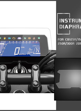 适用本田CB125R/150R/250R/300R 18-22年仪表保护膜防画 划痕防护