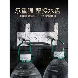 锅盖架子壁挂免打孔不锈钢厨房收纳家用菜板置物架带接新品